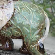 工艺品工艺摆件大象工艺品家居摆设陶瓷大象欧式摆件5359