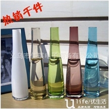 时昕：宜家现代简约时尚玻璃透明花瓶/特价装饰品家居摆件