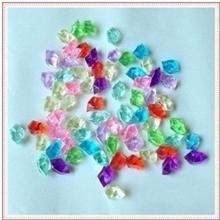 【时昕】30颗装/彩色亚克力水晶石/透明玻璃鱼缸/花瓶/装饰品