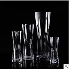 时昕：批发供应透明玻璃水培大花瓶/富贵竹花插/玻璃配件装饰品