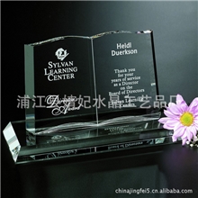 【厂家直销】水晶奖牌水晶工艺品批发水晶奖牌个性化定制