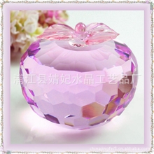 蛇年【特价】水晶苹果/平安祝福/创意礼品/生日礼物/情人节礼物