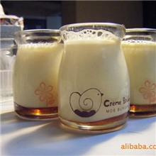 高档耐高温透明布丁瓶玻璃奶瓶果冻瓶/杯慕斯杯有盖100-500ml