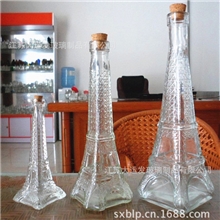 埃菲尔铁塔漂流瓶木塞许愿瓶星星玻璃瓶玻璃摆件工艺品