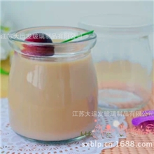 200ML布丁瓶带盖耐高温布丁烘焙模具布丁杯果冻酸牛奶瓶