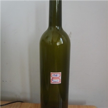 高档墨绿色玻璃红酒酒瓶葡萄酒瓶透明玻璃红酒瓶葡萄酒酒瓶750ml