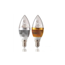 水晶吸顶灯专用大功率灯泡LED尖泡3WE14蜡烛灯泡节能灯泡光源