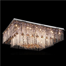 104LED水晶灯,方形吸顶水晶灯,水晶灯饰现代客厅灯饰