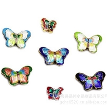 DIY配件合金、景泰蓝蝴蝶泰国佛牌链配件各式手链项链蝴蝶配件