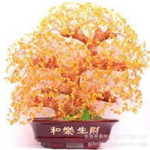 晶海源批发水晶发财树招财树摆件大号天然水晶树摆件招财镇宅