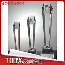 厂家直销水晶奖杯斜六边奖杯最佳组织优秀单位个人冠军