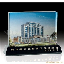 厂家批发精美水晶苹果彩像供应水晶彩像个性礼品定做