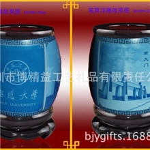 瓦当内雕笔筒/安徽大学笔筒/客户开发产品其他人请不要拍