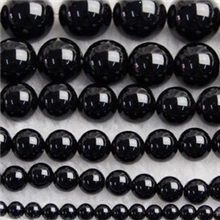 天然黑玛瑙半成品散珠圆珠2-20MMDIY配件长条