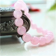 【奥斯汀】促销东海天然水晶全网最低价批发桃花极品粉玉髓手链