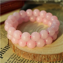 【奥斯汀】批发天然芙蓉晶粉晶手链批发促销天然水晶支持鉴定