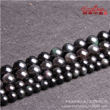 大量批发优质黑曜石半成品串珠、散珠