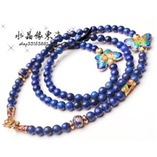 批发佛牌链正品泰国佛牌链专用挂链天然青金石蝴蝶挂扣佛牌链