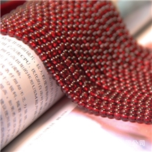 手工饰品配件材料厂家直销天然水晶酒红石榴石半成品散珠子批发