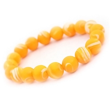 瑜瑞轩水晶正品天然黄色金丝砗磲8mm手链男女款霸气保平安