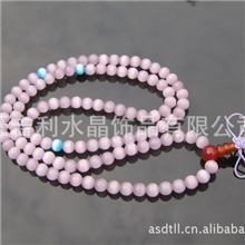 批发时尚6MM猫眼石念珠水晶念珠水晶饰品天然水晶厂家直销