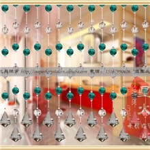 真水晶珠帘新款门帘挂帘隔断成品玄关吧台鞋柜装饰帘帘子