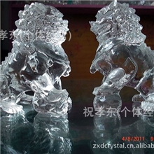 【140元一对廉价出售】水晶狮子，水晶工艺品，镇宅用品水晶动物