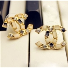 韩版韩国韩式甜美耳钉欧美复古风时尚性感镶钻耳环