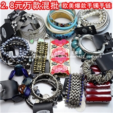 厂家欧美大牌合金手镯手链批发时尚复古民族混搭外贸饰品义乌