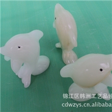 玉石厂家批发天然动物-海豚玉石礼品玉石饰品玉石工艺摆件