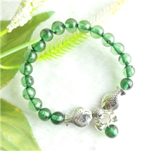 鹏博招财辟邪天然琥珀纯银饰品转运鱼饰品批发水晶饰品