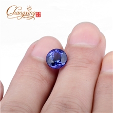 特价清货先到先挑2.47克拉天然坦桑石裸石戒面配NGTC