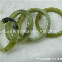 玉器批发天然岫玉手镯A货无裂纹各种颜色花纹厂家一手货量大从优