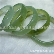 玉器批发天然岫玉手镯精品新年春节好礼厂家一手货量大从优