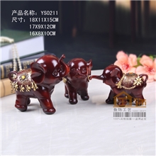 【鱼饰工艺】【特价】0211工厂直供树脂工艺新婚贺礼吉祥三宝