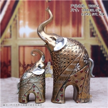 YS0384复古银对象乔迁之喜婚嫁之喜家居摆件