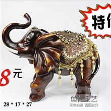YS0298树脂工艺品中号象摆件外观精美款式多质量好价格低