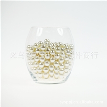 批发8mm通孔仿珍珠珍珠色常用颜色ABS塑料珠100颗