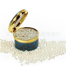 直孔圆珠批发4mm全孔圆珠散珠配件ABS塑料珠100颗