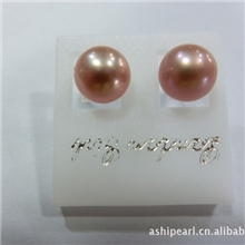 供应时尚耳环耳钉珍珠耳钉淡水珍珠系列淡水养殖珍珠耳钉