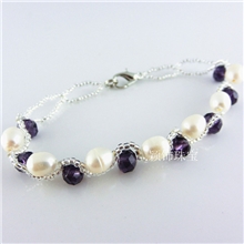 原件直销地摊小饰品淡水珍珠手链批发