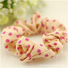 韩国饰品批发【春天瑞朵】波点肠圈发圈发饰头花支付宝混批厂家