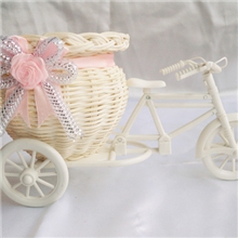厂家直销家居装饰藤艺工艺品铁藤编自行车模型工艺礼品B1039
