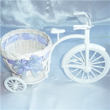 【厂家专业供应】藤编工艺品三轮大头车