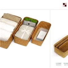 zakka非藤编柳编田园草编收纳筐杂物整理收纳篮草编工艺品