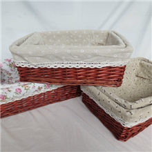 柳编工艺品收纳篮收纳筐置物篮库存现货临沂篮子批发非藤编草编
