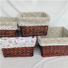 工艺品篮子篮筐水果篮花篮置物篮收纳篮柳编筐
