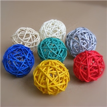 编织工艺品植物工艺品库存家居工艺品藤球手工艺品编织