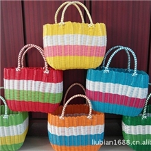 批发空心管编织篮菜篮子水果篮超市购物篮