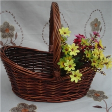 批发水果篮鸡蛋篮包装盒花篮收纳篮礼品篮菜篮子提篮柳编果盘特价